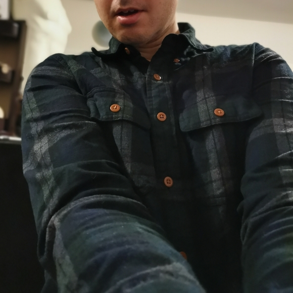 Abercrombie & Fitch Brushed Flannel Shirt Tartan S - Picture 7 of 7